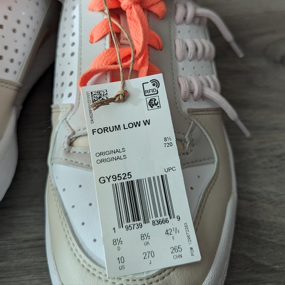 ADDIDAS FORUM LOW SHOES SNEAKERS - Picture 7 of 8